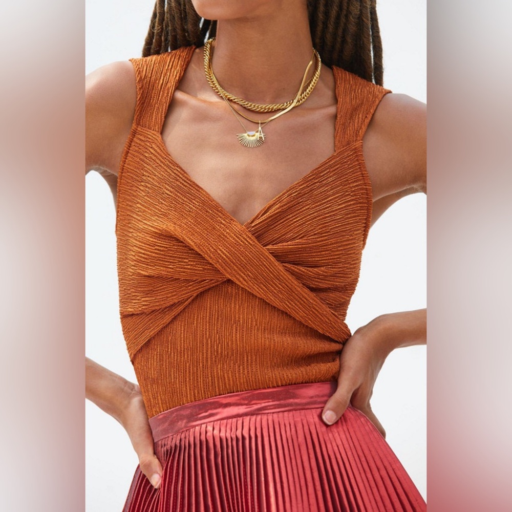 Anthropologie Sunday In Brooklyn Twist Front Tank